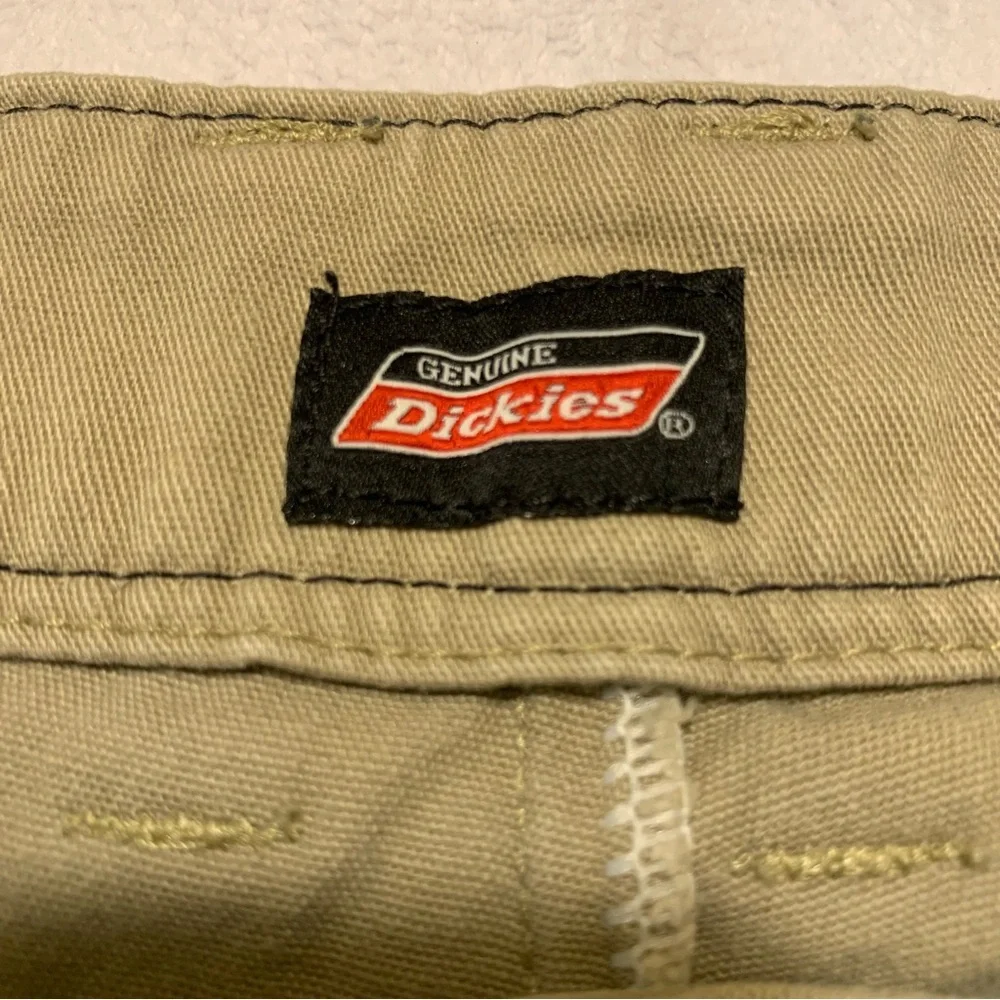 Dickies Women's Slim Fit Boot Cut Pants Size 10 Regular , Tan Comfort Stretch - Picture 7 of 9